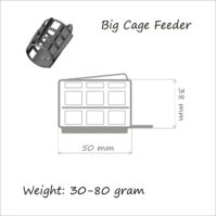 Кормушка фидерная 30 гр. ORANGE Big Cage Feeder, в уп. 1 шт.1