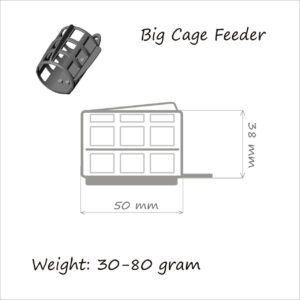 Кормушка фидерная 30 гр. ORANGE Big Cage Feeder, в уп. 1 шт. - 1 - alt