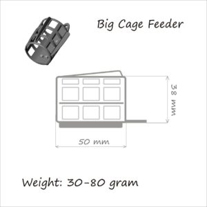 Кормушка фидерная 50 гр. ORANGE Big Cage Feeder, в уп. 1 шт. - 1 - alt