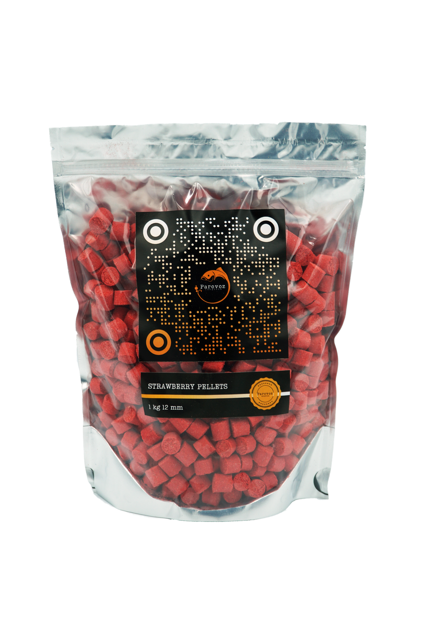 Пеллетс Strawberry Pellets 12 мм, 0,9 кг