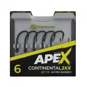 Крючок карповый RidgeMonkey Ape-X Beaked Point Barbed size 4 - alt