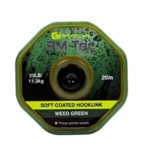 Поводковый материал Ridgemonkey RM-Tec Soft Coated Hooklink Weed Green 35lb 20м - alt