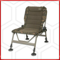 R1 series camo chair – Компактный карповый стул без подлокотников камуфляжной расцветки (36-43 см x 53 см x 53 см )2