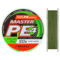 Шнур Select Master PE 100m 0.27mm 33kg	(темно-зеленый)1