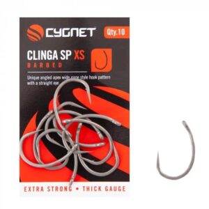 Крючки усиленные Cygnet Clinga SP XS Hooks Barbed №6 - alt