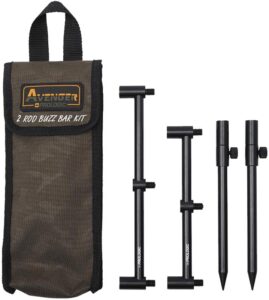 Буз-бар Prologic Avenger 2 Rod Buzz Bar Kit & Carrycase 18см и 23см высота 20-34см 0.277кг - 2 - alt