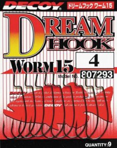 Крючок Decoy Worm15 Dream Hook 04, 9 шт/уп - alt