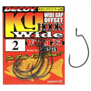 Крючок Decoy Worm25 Hook Wide 02, 8 шт/уп - alt