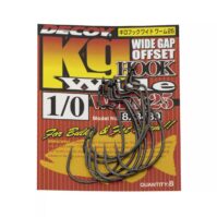 Крючок Decoy Worm25 Hook Wide 1/0, 8 шт/уп1