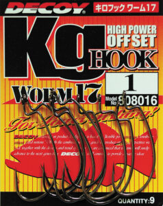 Крючок Decoy Worm17 Kg Hook 1/0, 9 шт/уп - alt