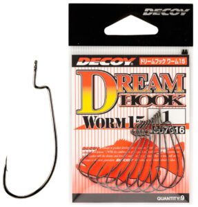 Крючок Decoy Worm15 Dream Hook 02, 9 шт/уп - alt