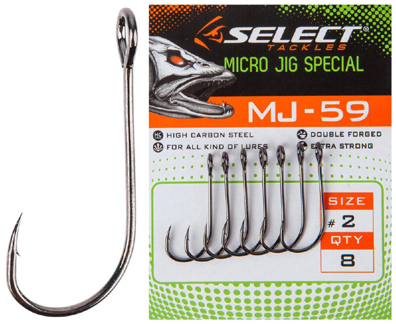 Крючок Select MJ-59 Micro Jig Special #8 (10 шт/уп)