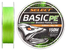 Шнур Select Basic PE Green 150m 0.06mm 6lb/3kg1