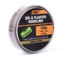 Поводковая жилка плавучая Fox Zig and Floater Hooklink Trans Khaki - 10lb (0.26mm)