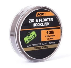 Поводковая жилка плавучая Fox Zig and Floater Hooklink Trans Khaki - 10lb (0.26mm) - alt