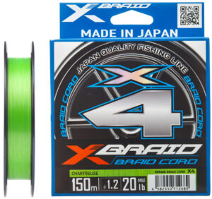 Шнур YGK X-Braid Braid Cord X4 150m #0.5/0.117mm 10lb/4.5kg - alt